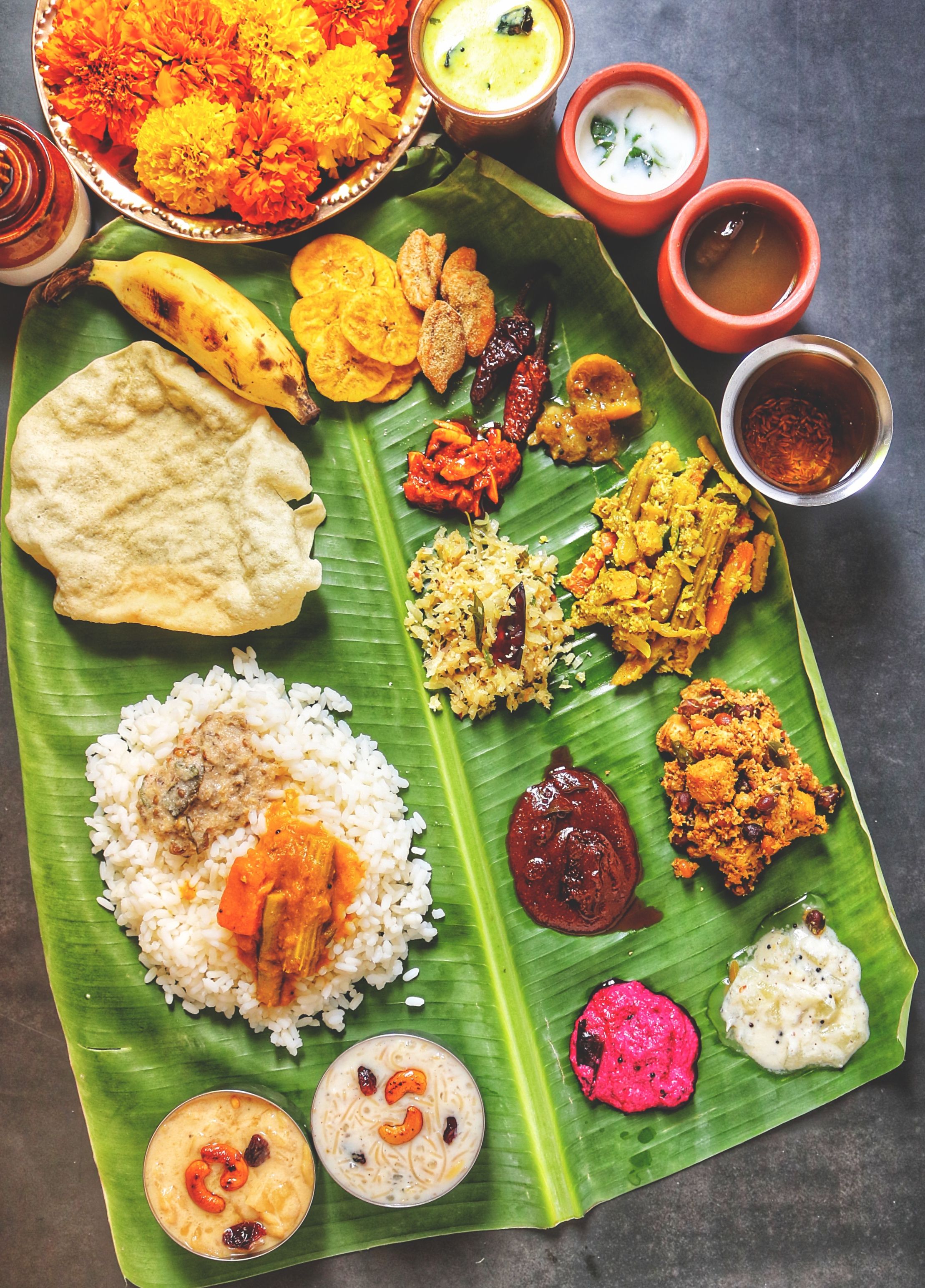 Kerala cuisine and shared meals